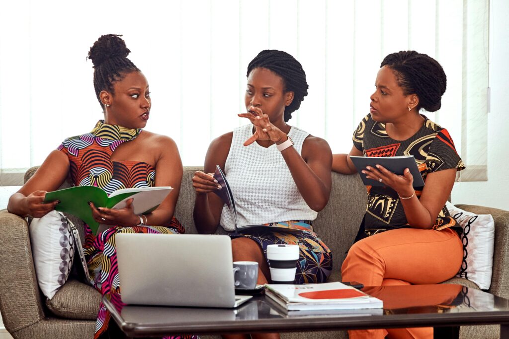 African Business Women in an office